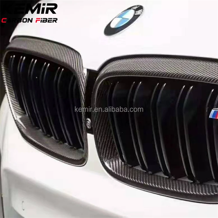 
Real Dry Carbon Fiber auto front grill for BMW M5 F90 