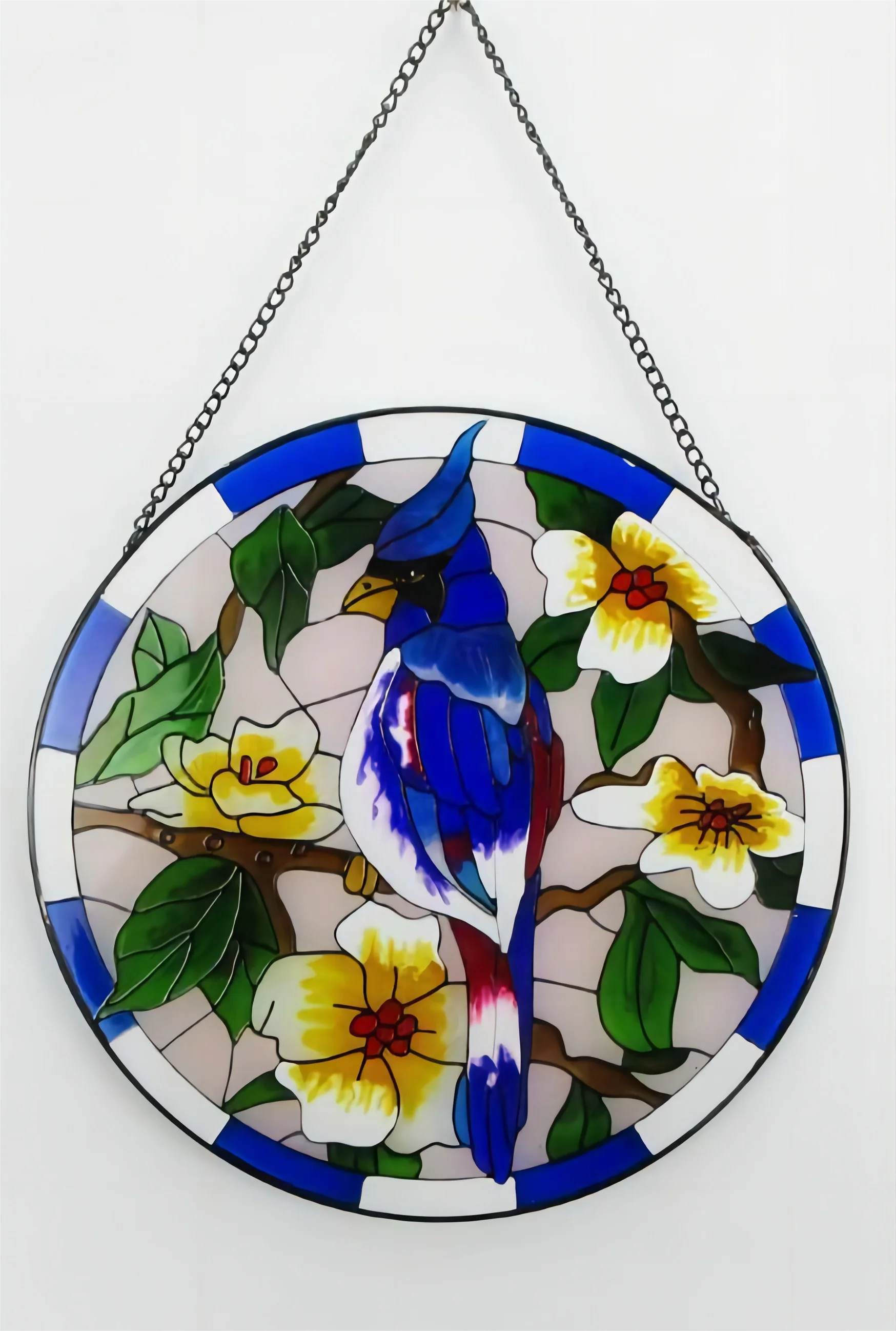 Painting Suncatcher Craft Wall for Interior  Glass Wall Hanging Stained Glass 1