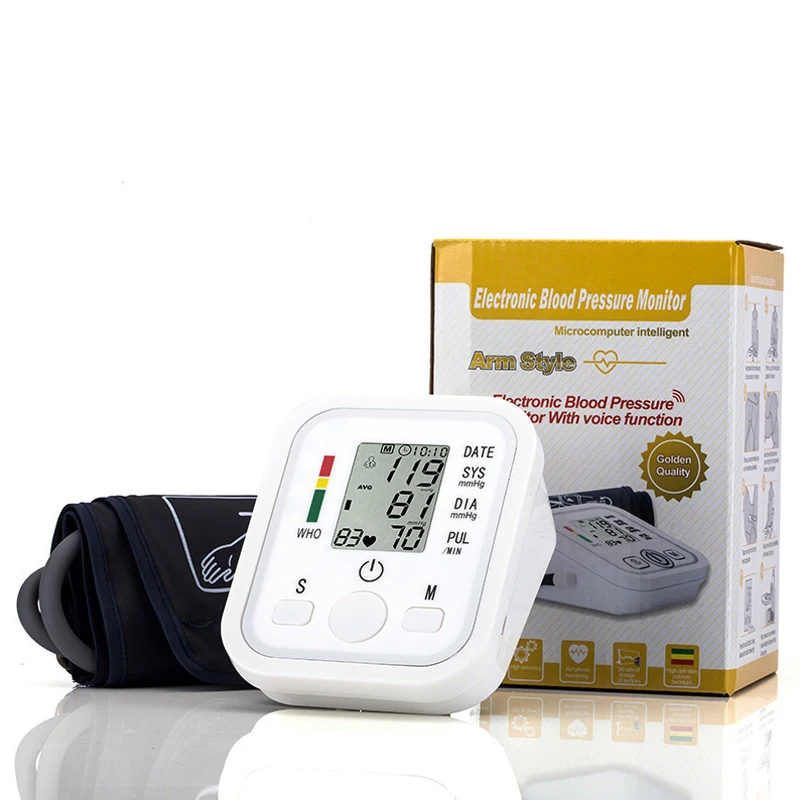 Digital Liquid Crystal Display Arm Blood Pressure Monitor Blood Monitoring Pressure Hemopiezometer