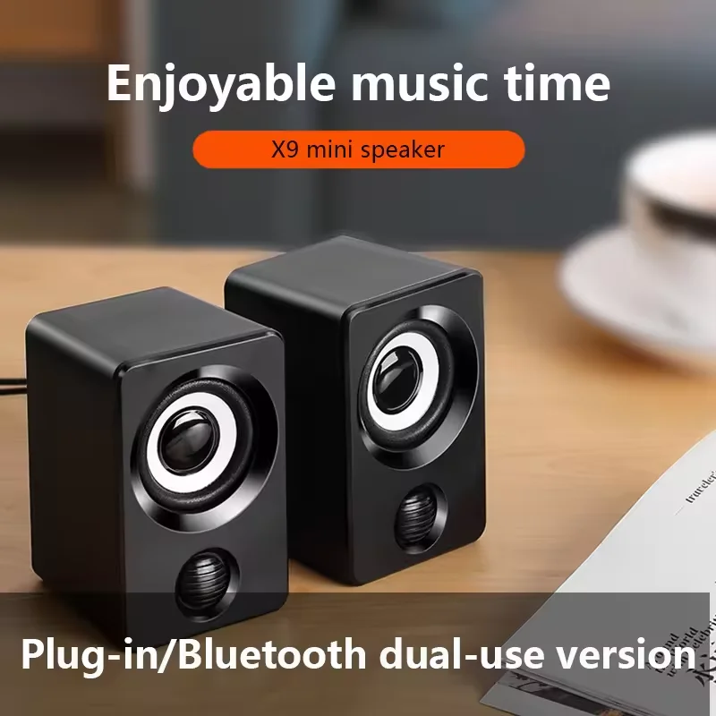 Premium Home Mini Retro Blue-tooth Speaker Smooth Voice Desktop Computer Speaker