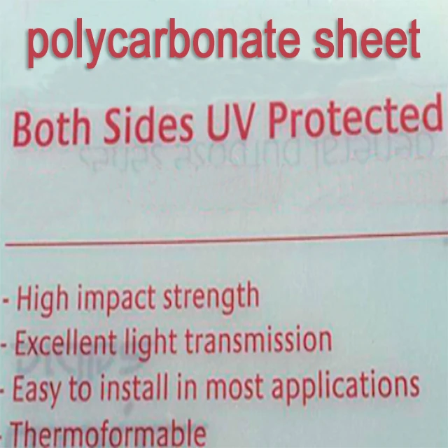 Solid Transparent Polycarbonate Glass Sheet PC Portable Fence Panels