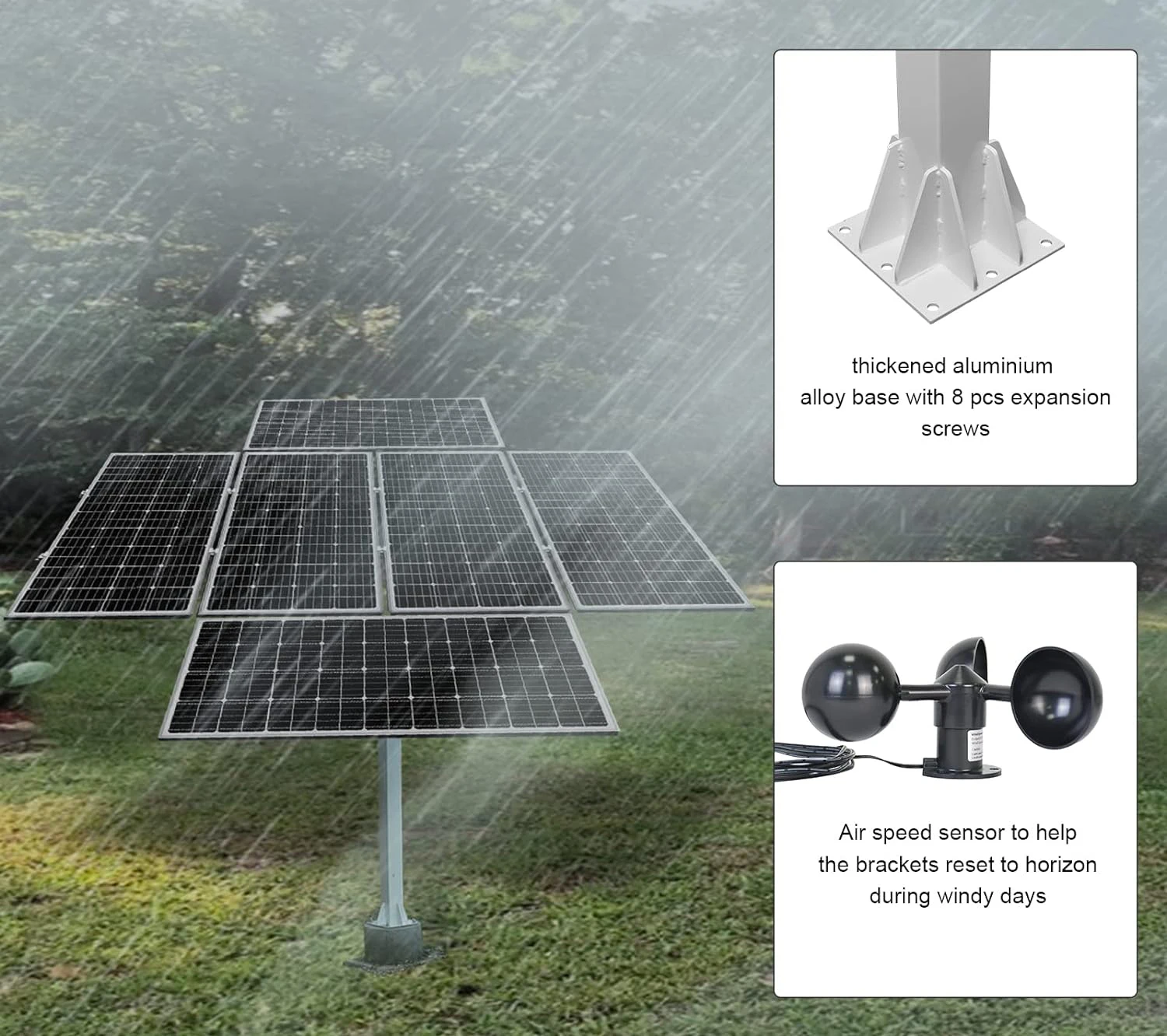 China Manufacturer Dual Axis Smart Solar Tracker System Sun Tracking ...