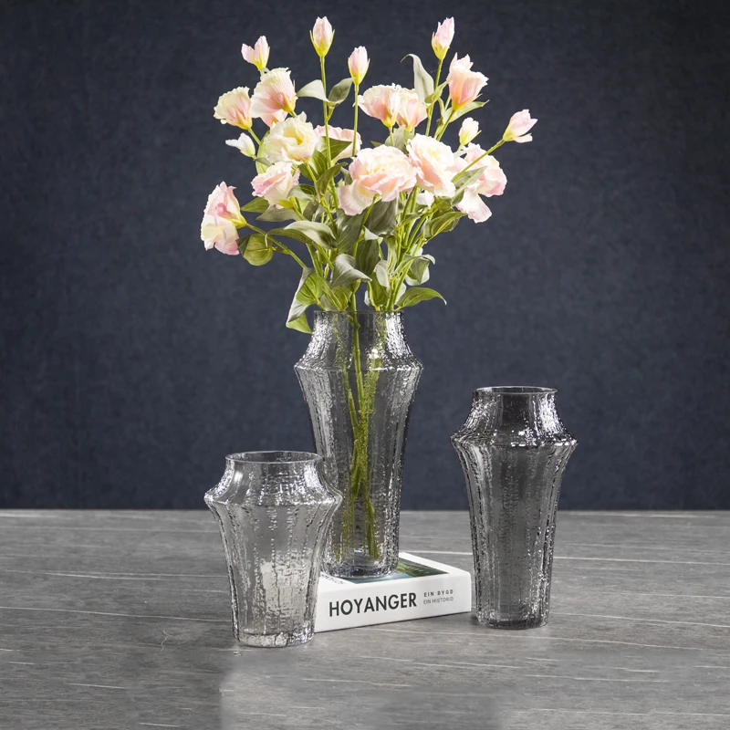 Hot Sale Glass Vases Home Decor Stand Wedding Table Centerpieces Event Party Decoration Clear