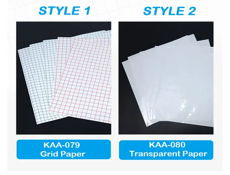 Wholesale Waterproof Removable Clear Grid Self Adhesive Vinyl Paper