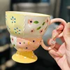 Goblet-powder handle