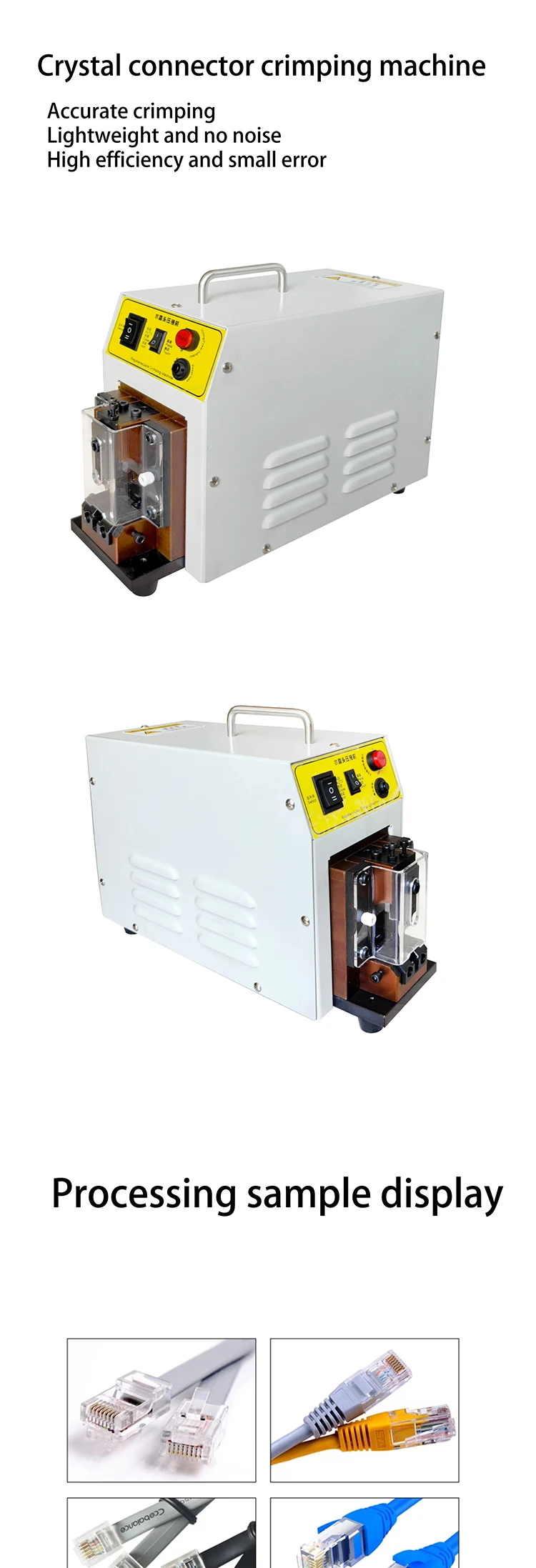 RJ45 Automatic Crimping Machine - Efficient Cable Production