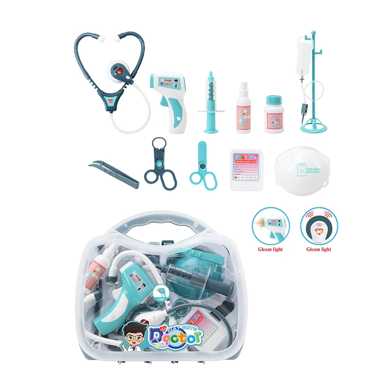 Пластиковый ролевой Игровой чемодан электрическая музыкальная игрушка с доктором набор игрушек для детей Дошкольный