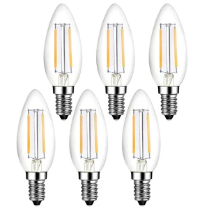Vertak High Quality Warm White C35 E14 4W 3000K 4000K 6500K Lighting Replacement Led Filament Bulbs