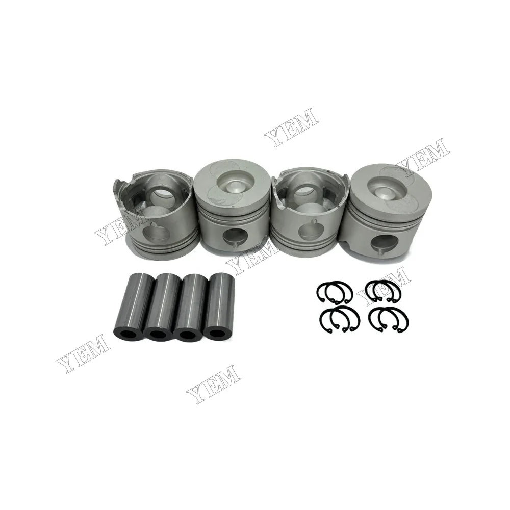 For Isuzu 4JA1 Piston Kit Engine Parts Replaces 4