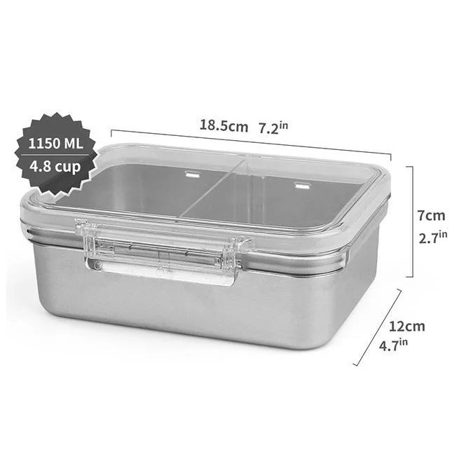 Aohea  High quality Bento Box  Tritan and SS304 Stainless Steel Food Container Bento Box School factory