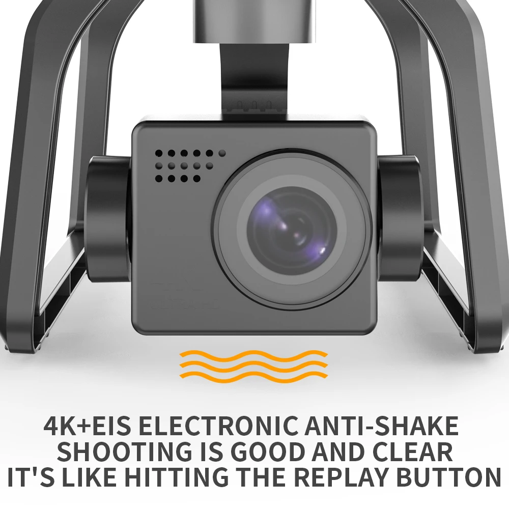 Дрон SJRC F7 4K PRO, Квадрокоптер с двойной камерой 4K, GPS, Wi-Fi 5 ГГц, дальность 25 мин. 3 км, VS F11 4K PRO