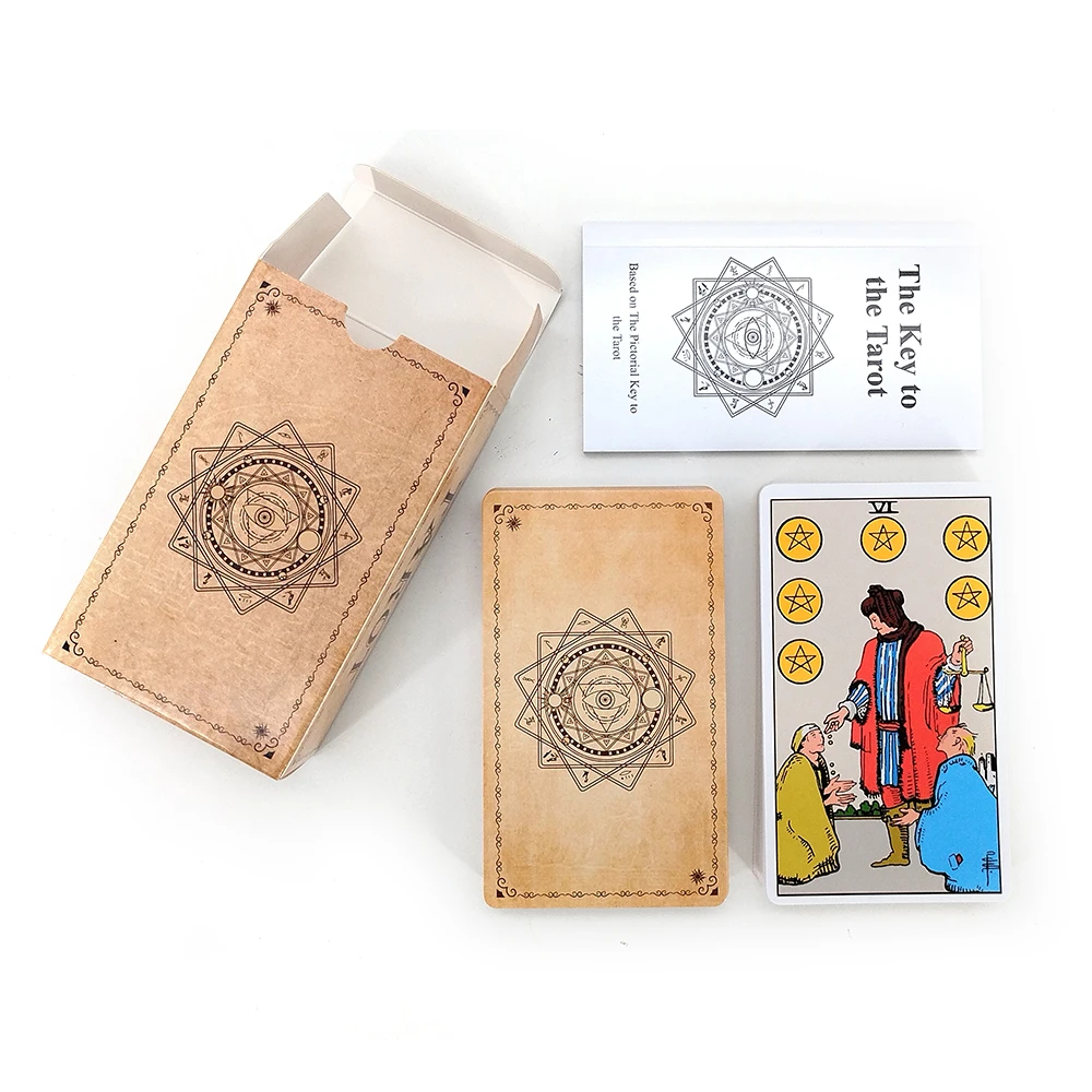 Custom Tarot Cards Deck With Guidebook Wholesale Printing Custom Big