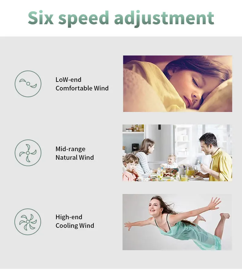 product factory direct 6 speed high cfm quiet dc motor modern ceiling fan with lights remote control bedroom living room ceiling fan494-4