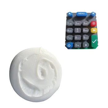 HT Factory Methyl vinyl Silicone Rubber Compound Semi transparent HTV silicon rubber for Button Key