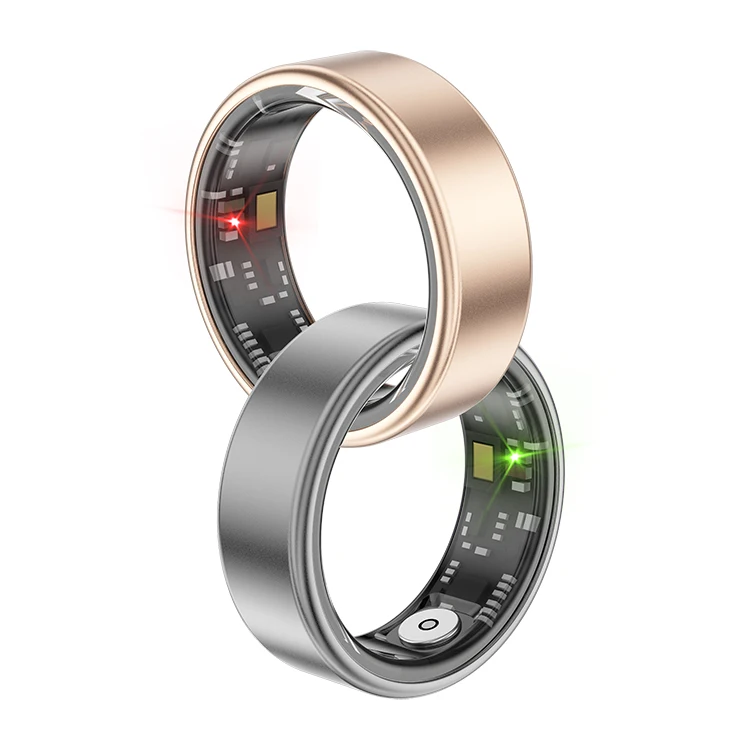 Smart Wearable SR06 Health Smart Ring with Charging Case Automatic Exercise Heart Rate Sleep Monitor Waterproof Fitness Tracker