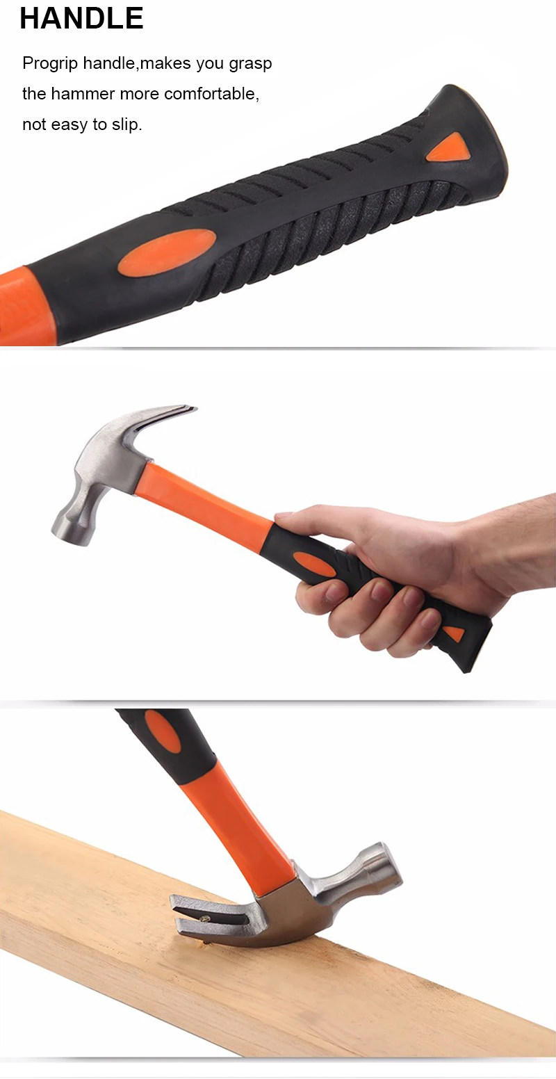 Martillo Claw Titanium Framing Hammer Camping Chipping Roofers Steel