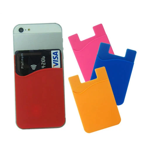 3M Adhesive Silicone Cell Phone Sticky Pouch Wallet Card Holder