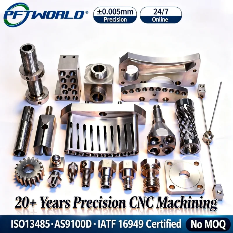 Custom Precision CNC Machining Titanium Parts OEM Fabrication