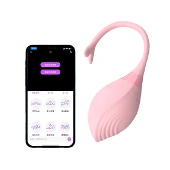Mini Jumping Vibrating Panties Wireless Usb Rechargeable Sexy Egg Shaped APP Remote Control Vibrators For Woman