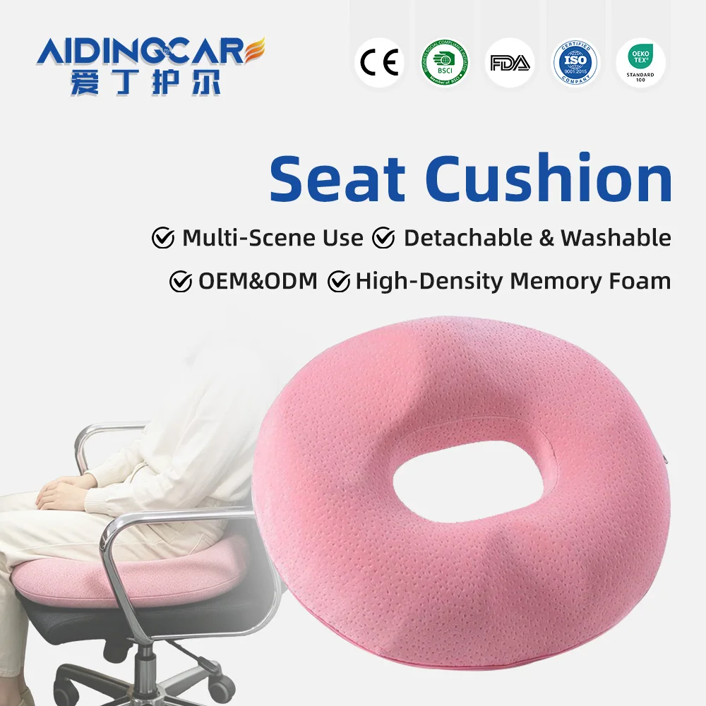 Wholesale Non-Slip Oblong Coccyx Seat Cushion Memory Foam Car/Office C - product detail 1