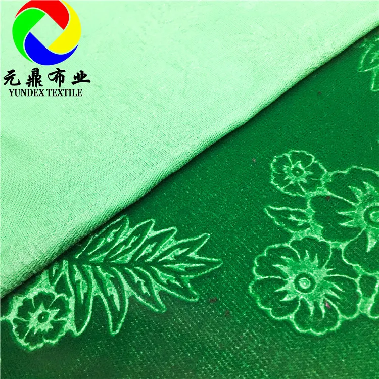 3D тиснение полиэстер простой металлик корейский микро бархат 5000 ткани с цветочным дизайном для ткани, дивана, шарфа и Durag