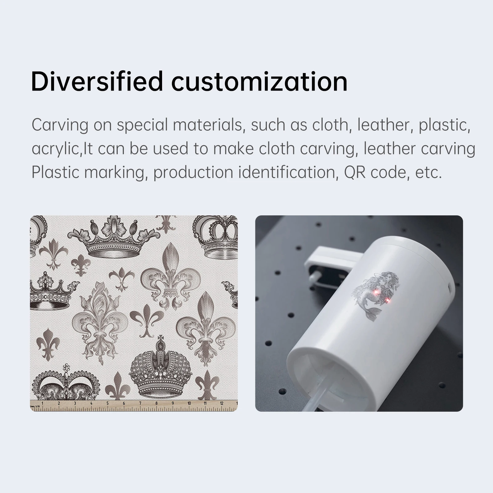 Daja M4 Metal Laser Engraving Machine Gold Silver Aluminum Copper Steel