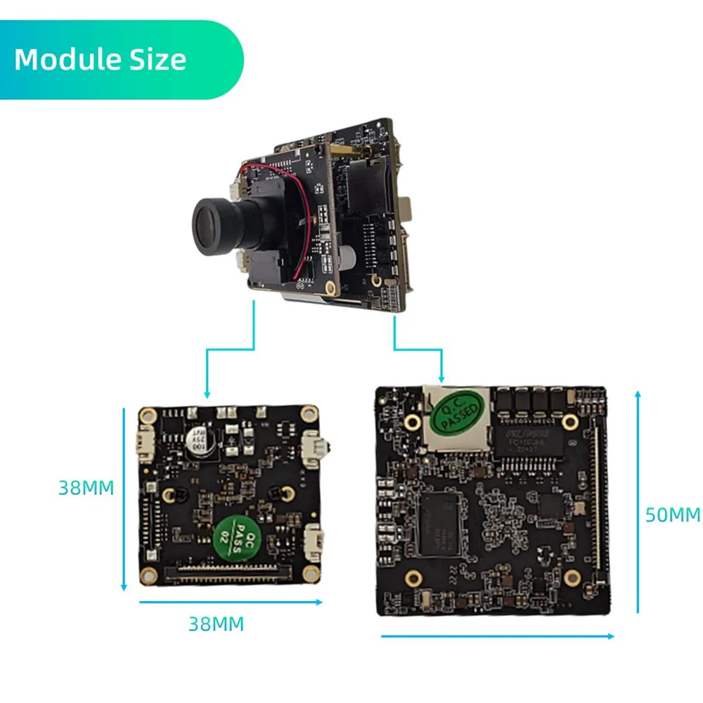 Rockchip Rv1126 Ip Camera Module Auto Tracking Wifi 4k Cctv Digital