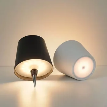 Hot Selling Wireless LED Table Lamps Intelligent Decorative Lighting Bottle Lights LED Bedside Night Lights for Home
