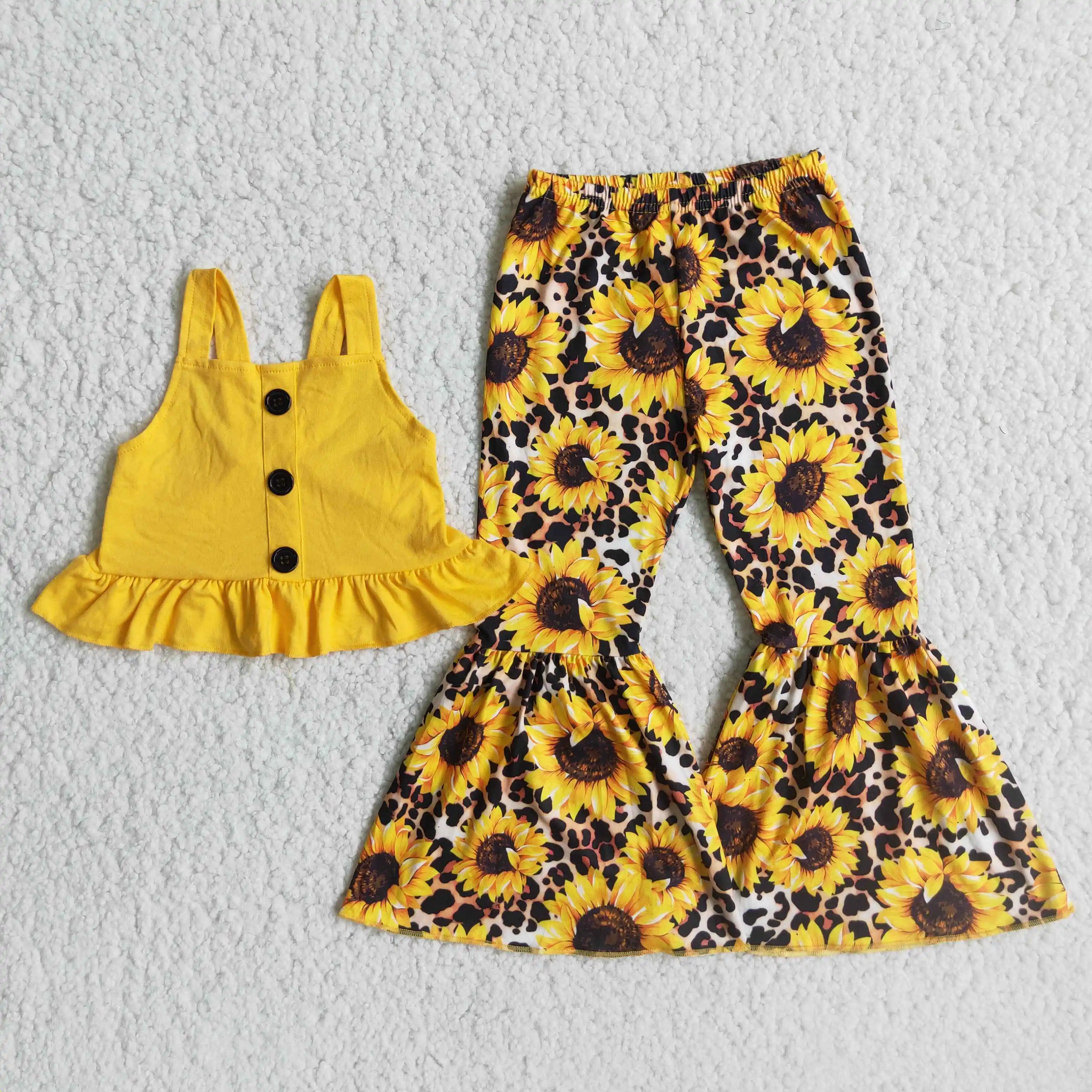 Sunflower Pants - Kids Fall Clothing