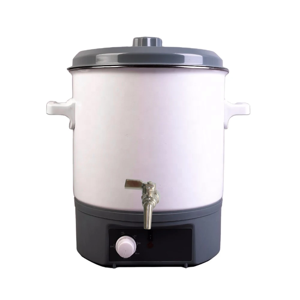 Big Capacity Wax Melting Pot Electric Candle Making Machine With Metal Tap 27L Wax Melter