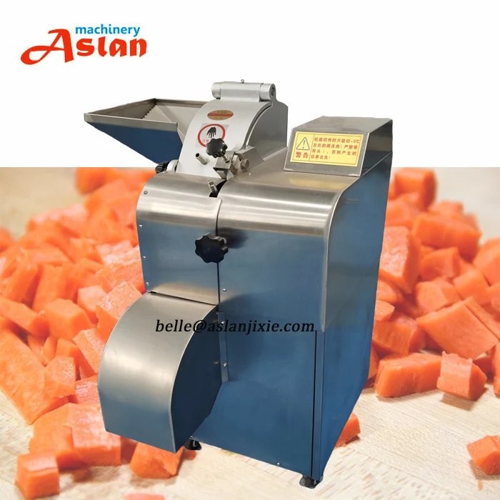 Factory Price Ginger Onion Dicing Machine Cassava Cutting Dicer Machine Carrot Onion Cube Chopper Machine
