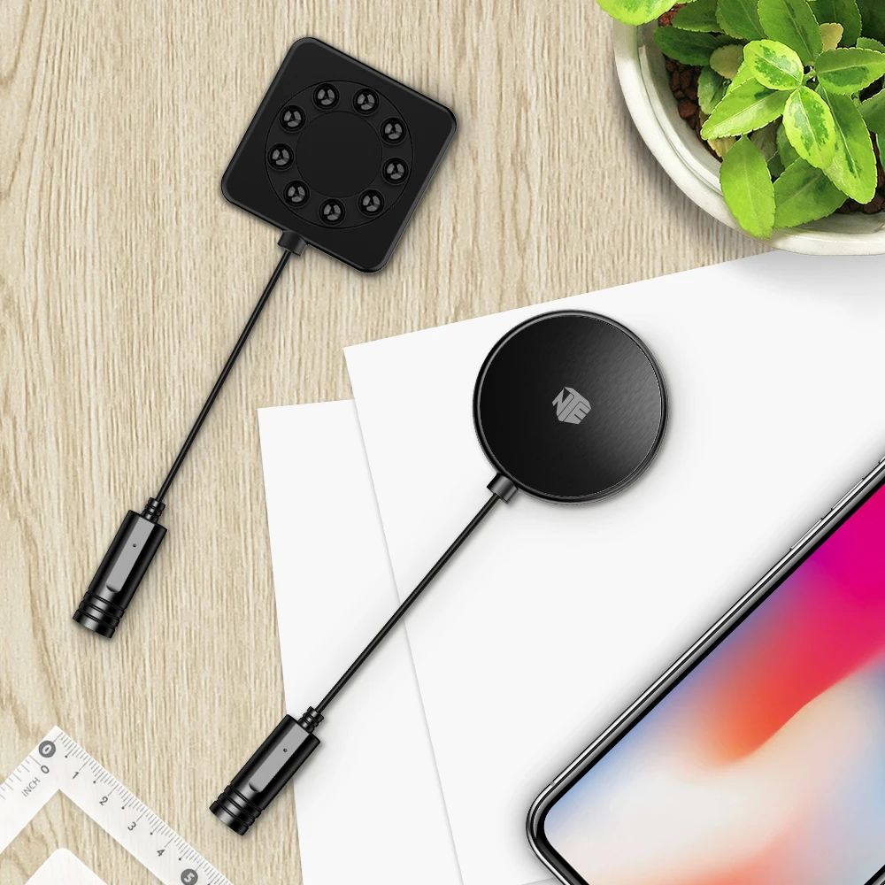 Бесплатная доставка Беспроводная зарядная док-станция Светодиодная лампа 10 Вт Qi Беспроводная зарядная подставка