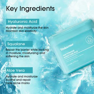 Bulk Wholesale Hydrating and Moisturizing Original Wet Compress Cotton Pads Vitamin Essence Hydrating Lifting Skin Cotton Pads
