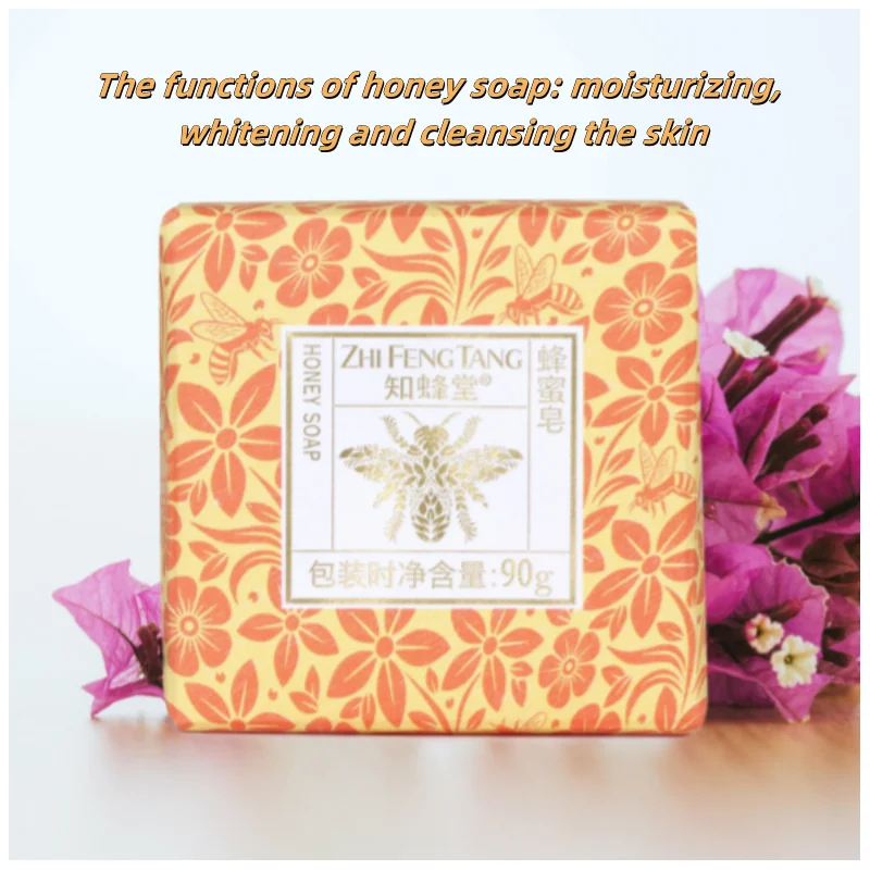 Handmade Organic Honey Soap with 10% Honey for Face and Body Wash Suitable for All Skin Types