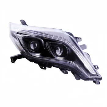 YBJ car accessories front bumper headlamp for TOYOTA Land cruiser PRADO FJ150 GRJ150 LC150 LED 2 LENS HEADLIGHT 2014-2017