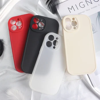clear TPU phone case 1.5mm big eyes thickness frosted transparent protection fundas for iphone samsung xiaomi huawei oppo vivo