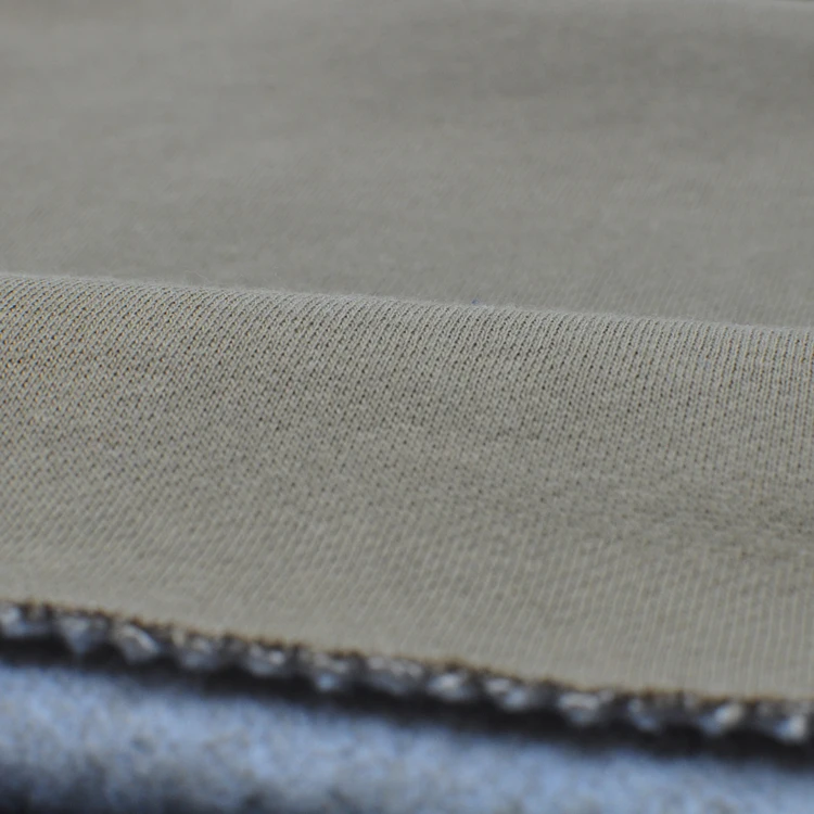 Оптовая продажа, Высококачественная толстовка с капюшоном, теплый вязаный свитер, флисовая французская махровая ткань, 100 полиэстер, легкая матовая ткань для одежды