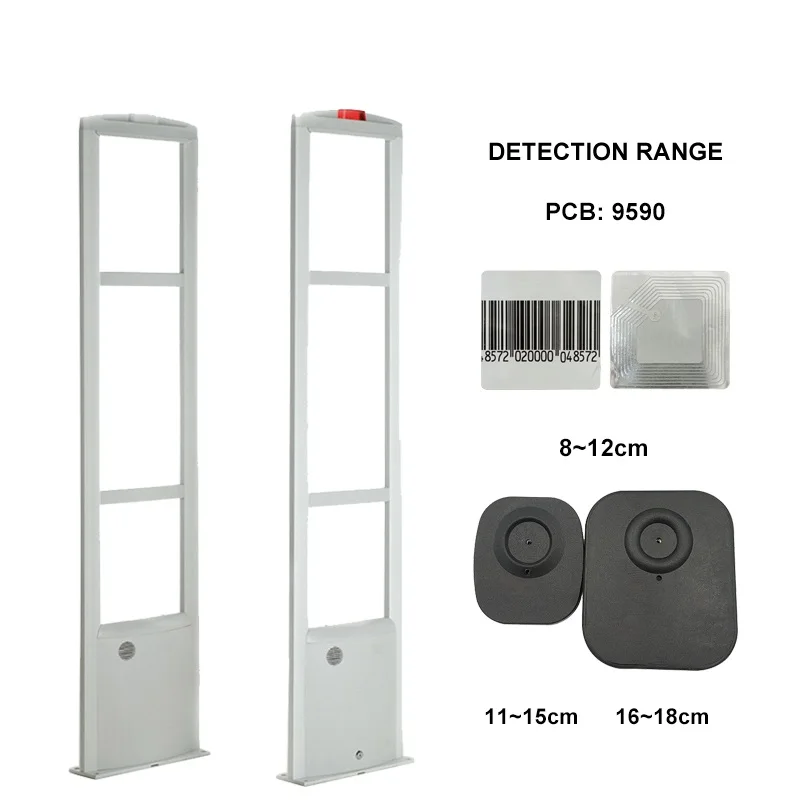 Custom EAS Security Detection Anti-theft Label System Retail Alarming RF 8.2MHz Detection EAS System Antenna for Retail Shop