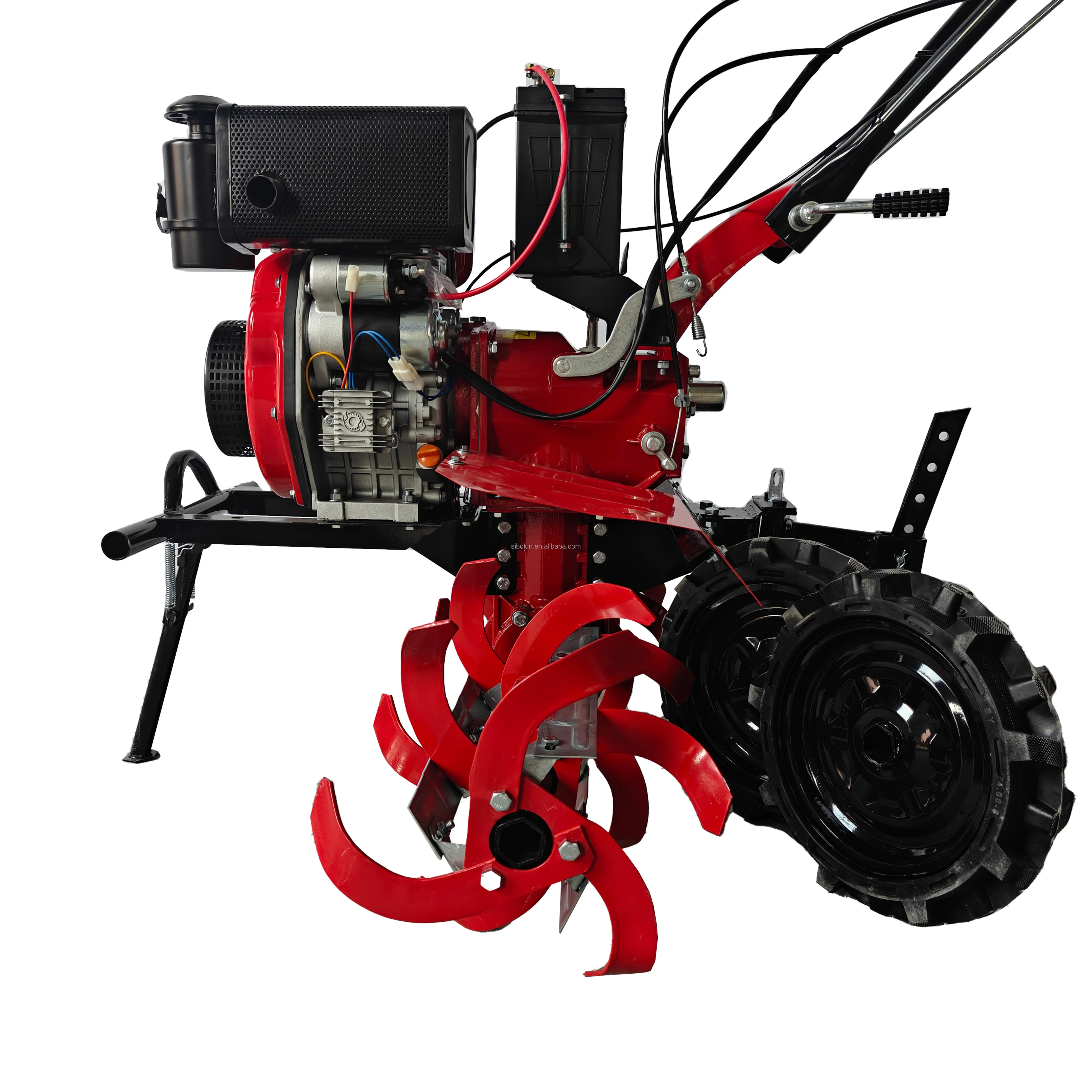 High Productivity Mini Tiller Hand-Operated Micro Agriculture Cultivator Farm Tractor Weeding Agricultural Machinery Equipment