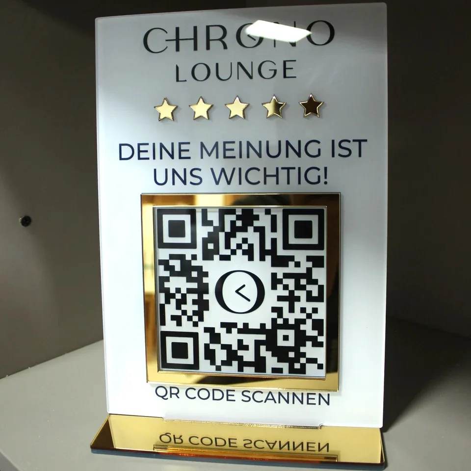 Free Design Social Media Marketing Tools and QR Code Display Stand - Your Retail Store's Secret Weapon