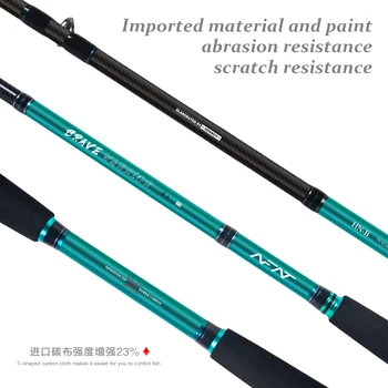 High Carbon Fiber Custom Boat Fishing Rod Long Casting Saltwater Bass Fishing Rod Spinning Casting Rod – Rod – view 3