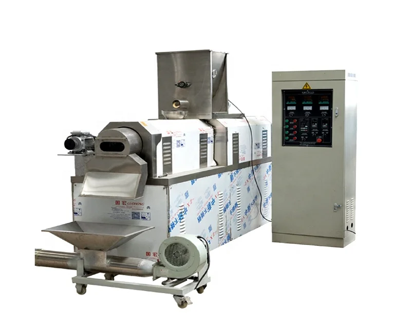 Stainless food grade automatic corn puffs snack food extruder puffed rice inflated snacks making machine