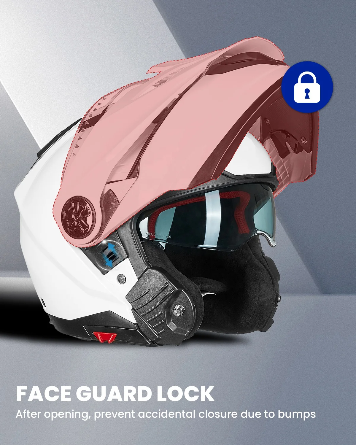 ILM Factory Price Full Face Modular ATV Helmet Three in One Snowmobile DOT  Certified ABS Quick Release Model-909F