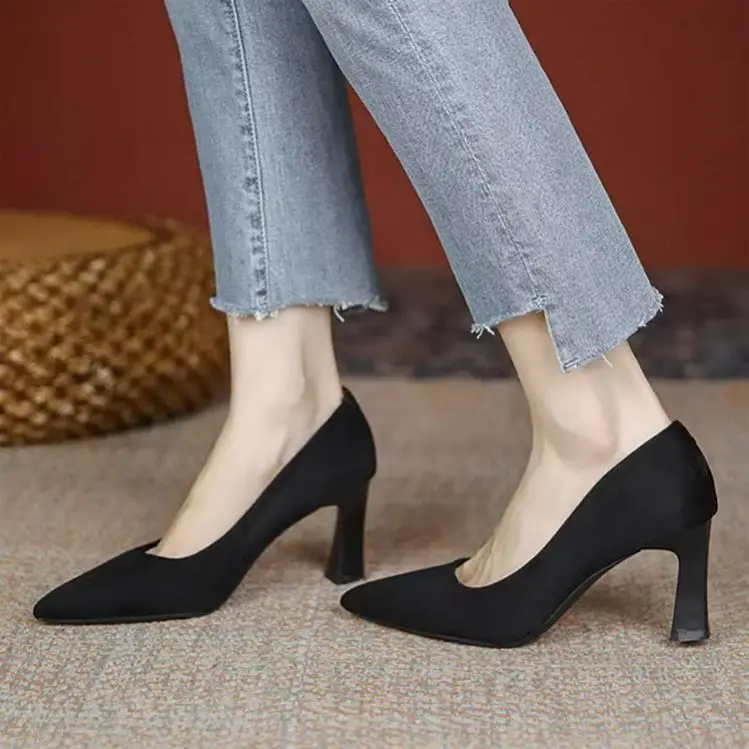 Summer Spring Work Shoes Women High Heel Shoes Lady Office Shoes