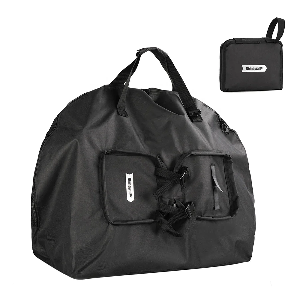 Sac De Transport Vélo Pliable – Noir, étanche, Zip, Voyage