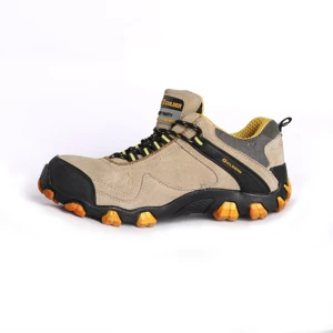 Low-top Sport Style Footwear Suede Cow Leather Upper Rubber Sole Anti slip Security Shoes Anti Smash Puncture-proof Safety Shoes