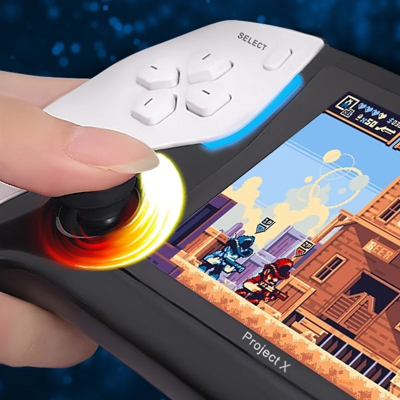 Source Manufacturer ProjectX Por Table Game Console Retro Arcade Handheld Large HD 4.3 Inch IPS Wi-Fi Communication Similar PSP