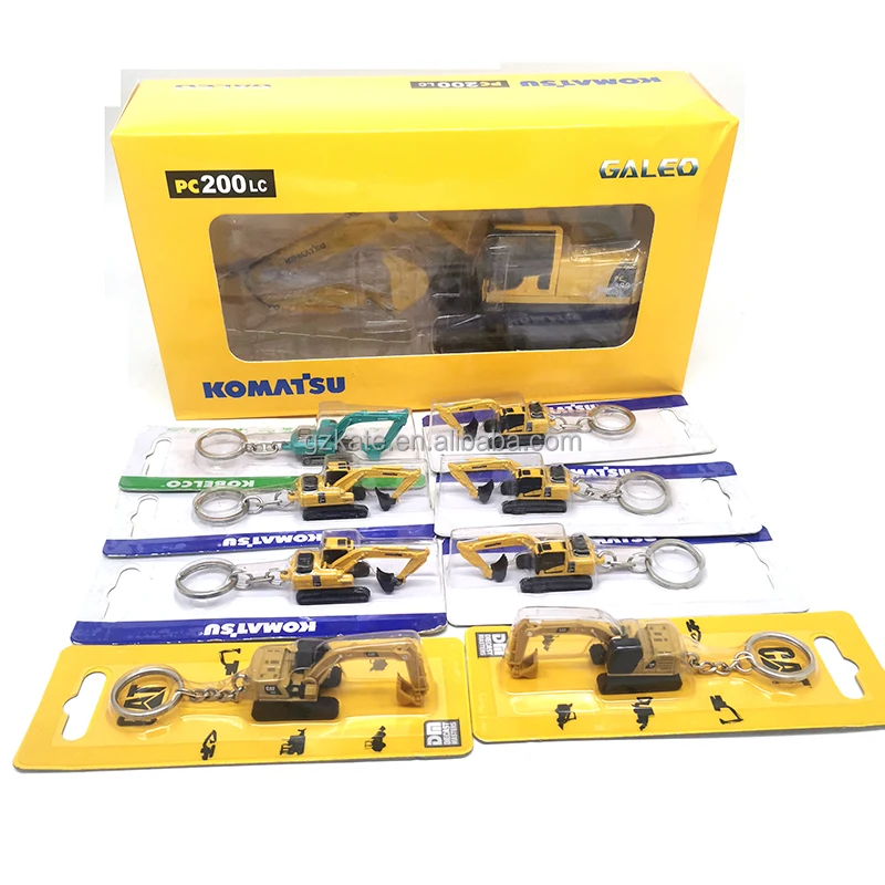High Quality PC210 E320 ZAX200 Alloy Excavator Model Key Ring with ...