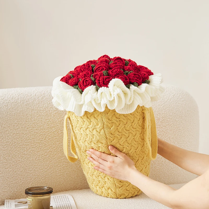 Handmade Flower Pillow Styling