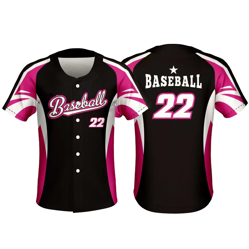 Source Chinese Manufacture Majestic Blank Baseball Jersey Custom Logo Quick  Dry High Quality Baseball Uniform Shirt on m.